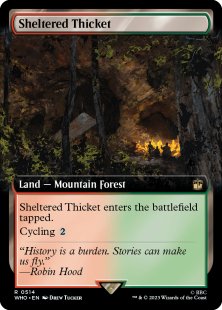 Sheltered Thicket (foil) (extended art)