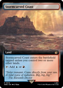 Stormcarved Coast (foil) (extended art)