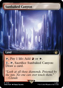 Sunbaked Canyon (surge foil) (extended art)