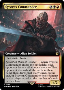 Sycorax Commander (surge foil) (extended art)