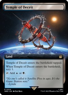 Temple of Deceit (foil) (extended art)