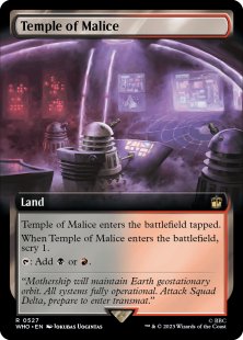 Temple of Malice (foil) (extended art)