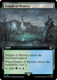 Temple of Mystery (surge foil) (extended art)