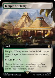 Temple of Plenty (surge foil) (extended art)