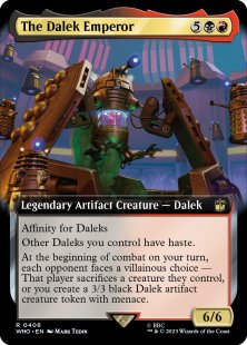 The Dalek Emperor (foil) (extended art)