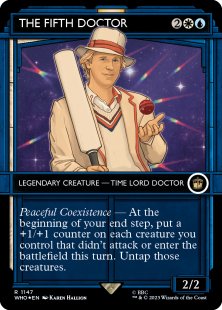 The Fifth Doctor (surge foil) (showcase)
