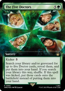 The Five Doctors (surge foil) (extended art)