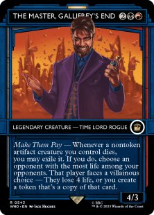 The Master, Gallifrey's End (foil) (showcase)