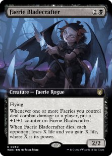 Faerie Bladecrafter (extended art)