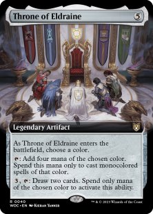 Throne of Eldraine (foil) (extended art)