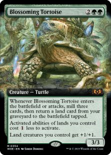 Blossoming Tortoise (foil) (extended art)