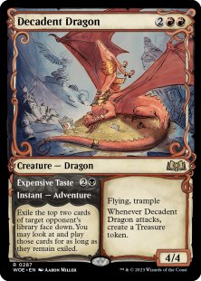 Decadent Dragon (foil) (showcase)