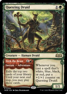 Questing Druid (foil) (showcase)