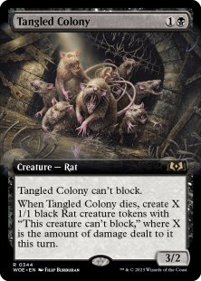 Tangled Colony (foil) (extended art)