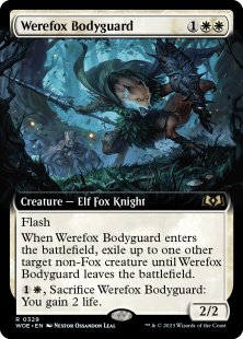 Werefox Bodyguard (foil) (extended art)