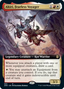 Akiri, Fearless Voyager (foil) (extended art)