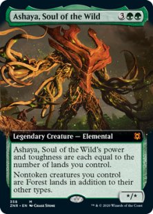 Ashaya, Soul of the Wild (foil) (extended art)