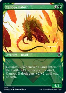 Canopy Baloth (foil) (showcase)