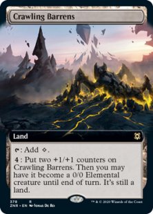 Crawling Barrens (foil) (extended art)