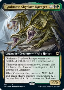 Grakmaw, Skyclave Ravager (extended art)