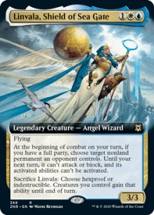 Linvala, Shield of Sea Gate (foil) (extended art)