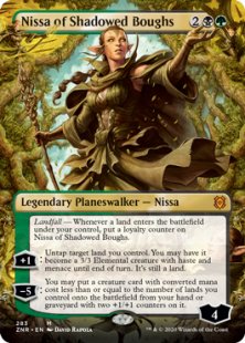 Nissa of Shadowed Boughs (foil) (borderless)