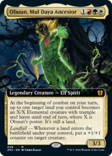 Obuun, Mul Daya Ancestor (foil) (extended art)