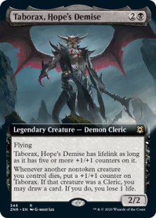 Taborax, Hope's Demise (foil) (extended art)