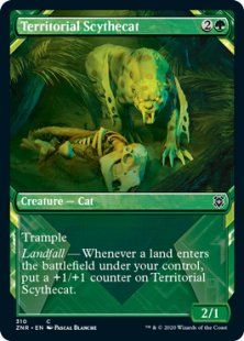 Territorial Scythecat (foil) (showcase)