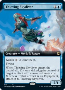 Thieving Skydiver (foil) (extended art)