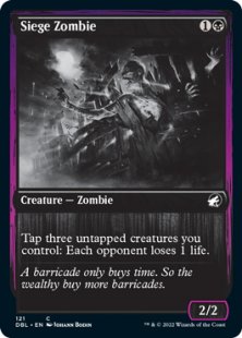 Siege Zombie (foil)