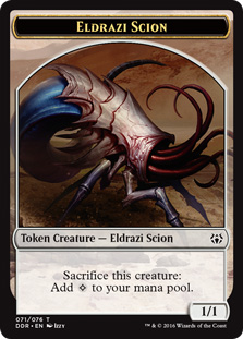 Eldrazi Scion token (1/1)