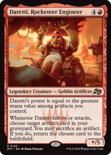 Daretti, Rocketeer Engineer - Aetherdrift | Bazaar of Magic Daretti, Rocketeer Engineer - Aetherdrift | Bazaar of Magic