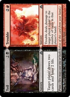 Toil // Trouble - Dragon's Maze | Bazaar of Magic Toil // Trouble - Dragon's Maze | Bazaar of Magic
