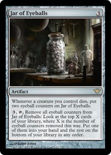 Jar of Eyeballs (foil)