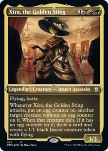 Xira, the Golden Sting (foil-etched)