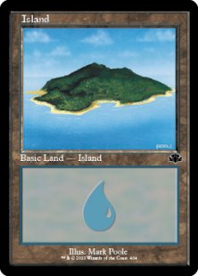 Island (#404) (foil)