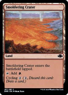Smoldering Crater (foil)