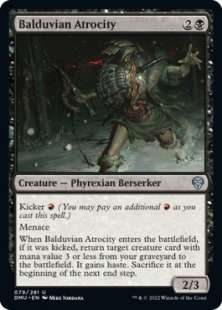 Balduvian Atrocity (foil)