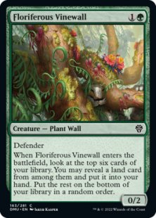 Floriferous Vinewall (foil)