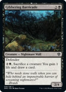 Gibbering Barricade (foil)