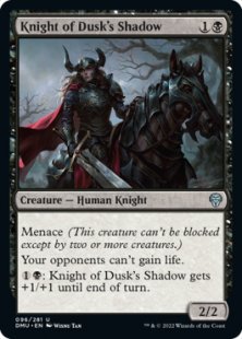 Knight of Dusk's Shadow (foil)