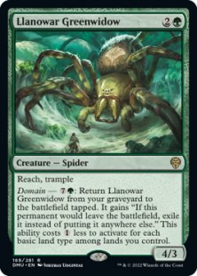 Llanowar Greenwidow (foil)