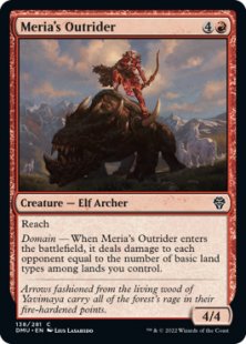 Meria's Outrider (foil)