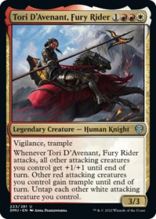 Tori D'Avenant, Fury Rider (foil)