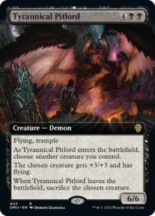 Tyrannical Pitlord (extended art)
