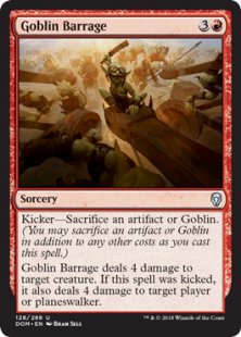 Goblin Barrage (foil)