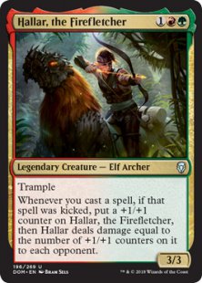 Hallar, the Firefletcher (foil)