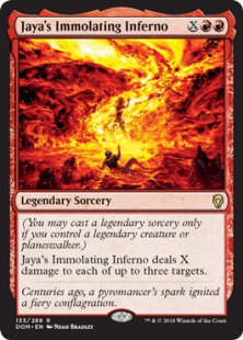 Jaya's Immolating Inferno (foil)