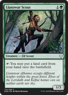 Llanowar Scout (foil)